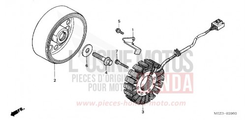GENERATRICE CBR600RR3 de 2003
